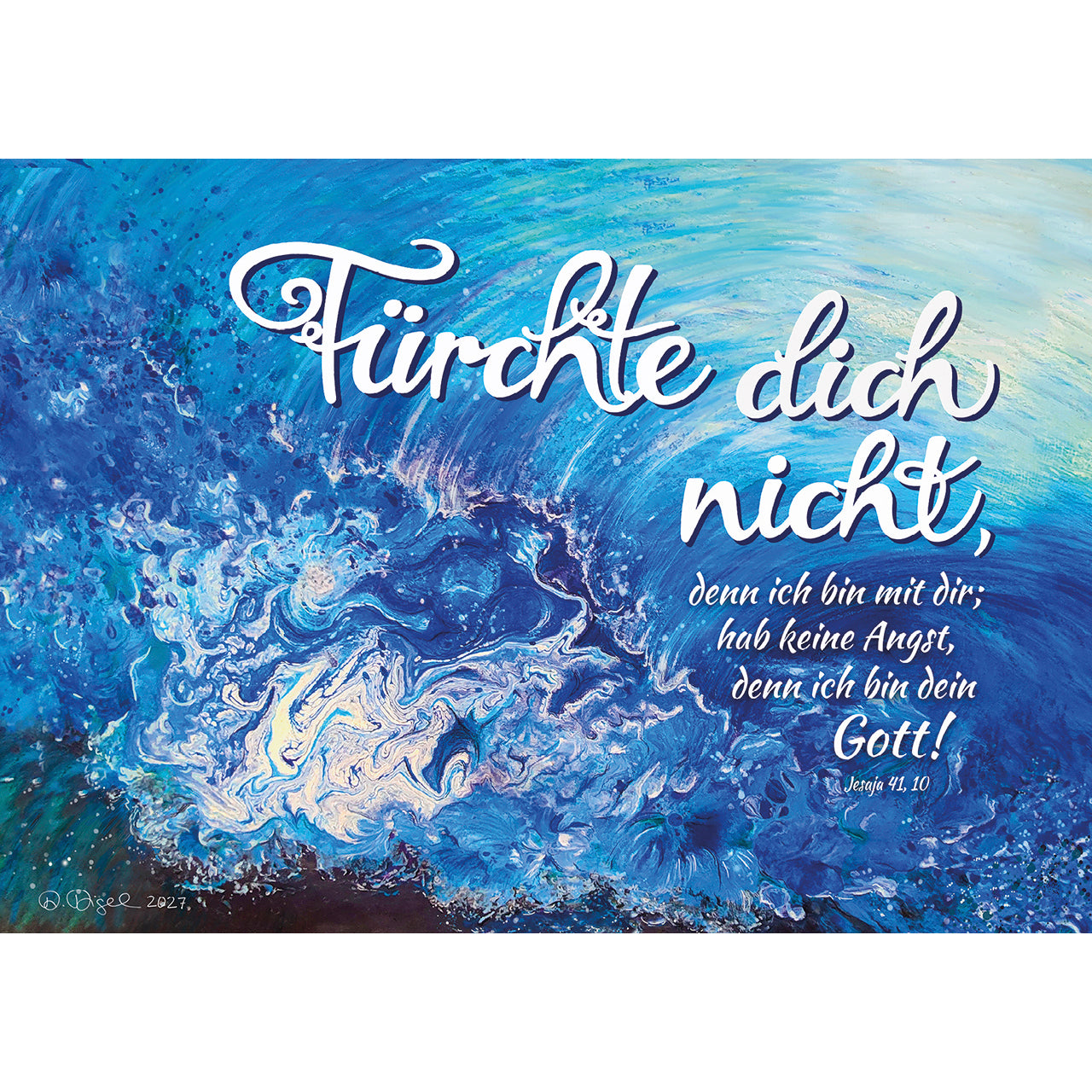fontis-papeterie-f-rchte-dich-nicht-poster-a3-motiv-digel image 1