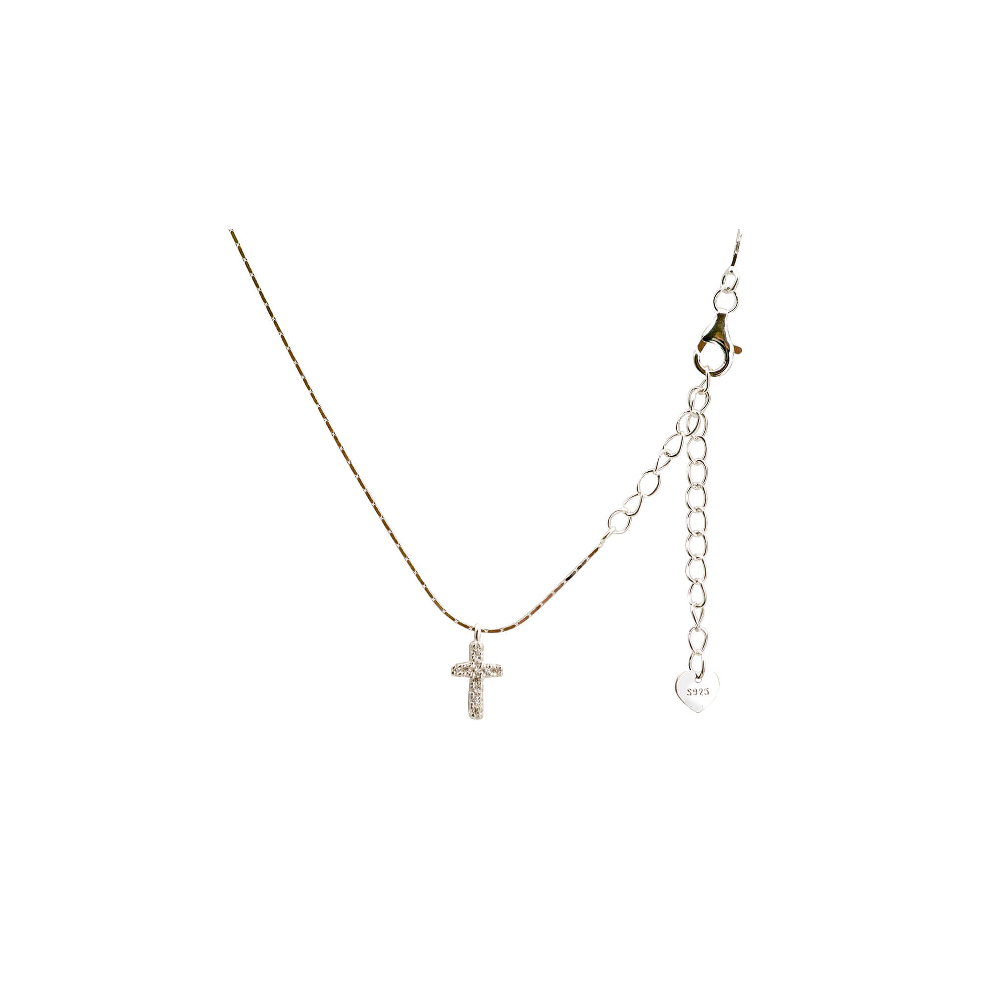 fontis-kreuz-halskette-sterlingsilber-925-zirkonia-etui image 1