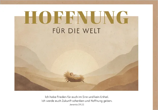 fontis-papeterie-hoffnung-f-r-die-welt-faltkarte-jeremia-29-11 image 1