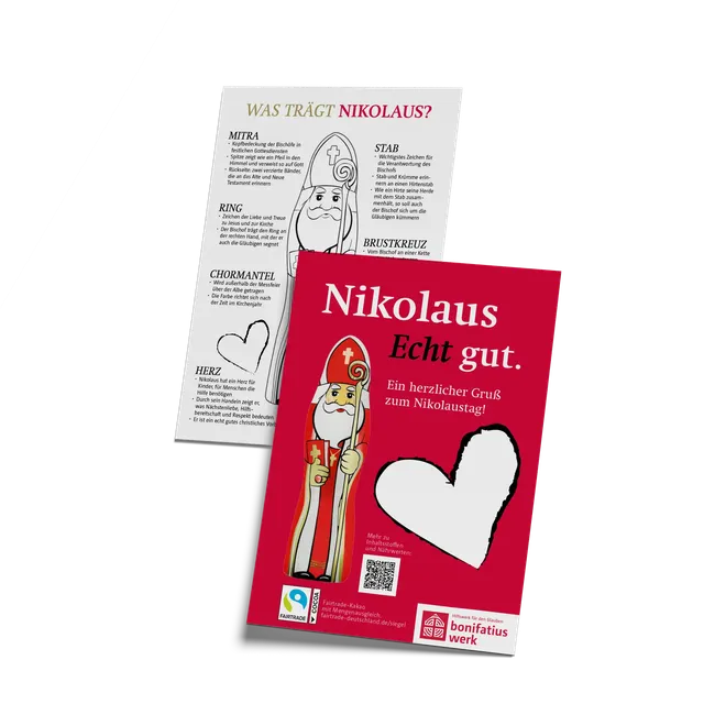 bonifatiuswerk-schoko-nikolaus-karte-25er-fairtrade-schokolade image 1