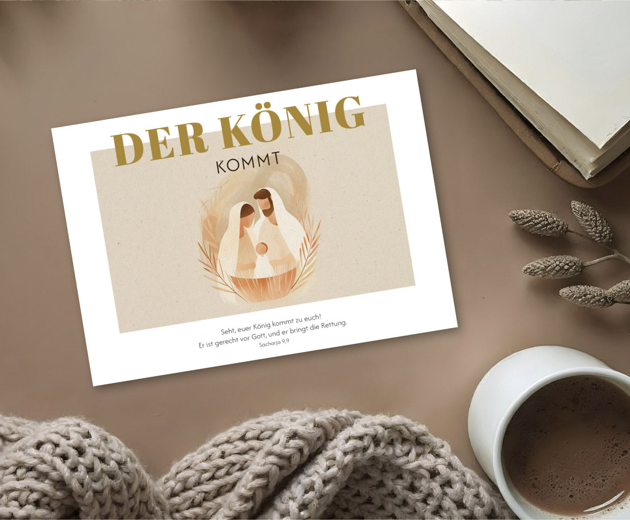 fontis-der-k-nig-kommt-postkarten-12er-weihnachten-advent image 2