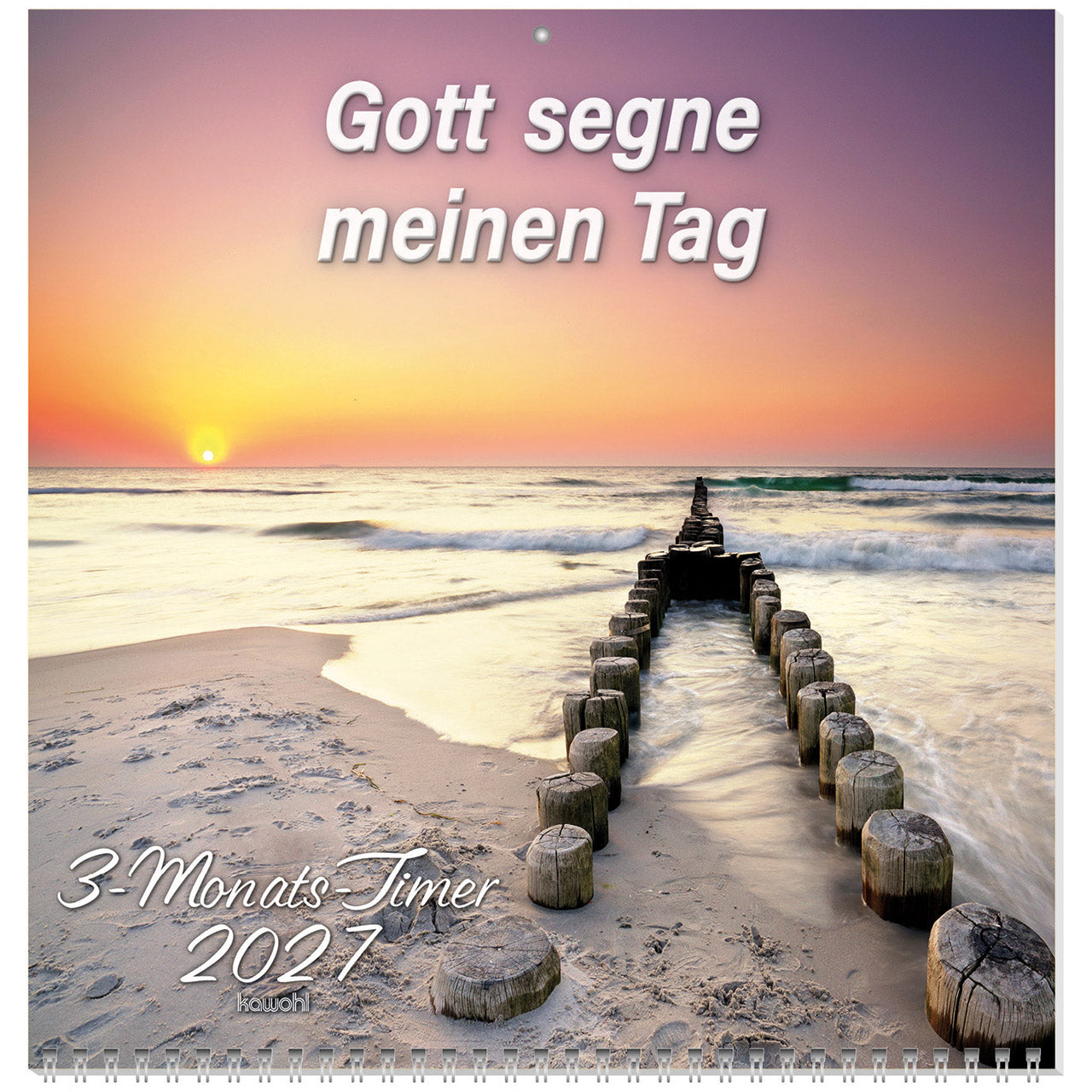 fontis-kalender-gott-segne-meinen-tag-2027-wandkalender-3-monate image 1