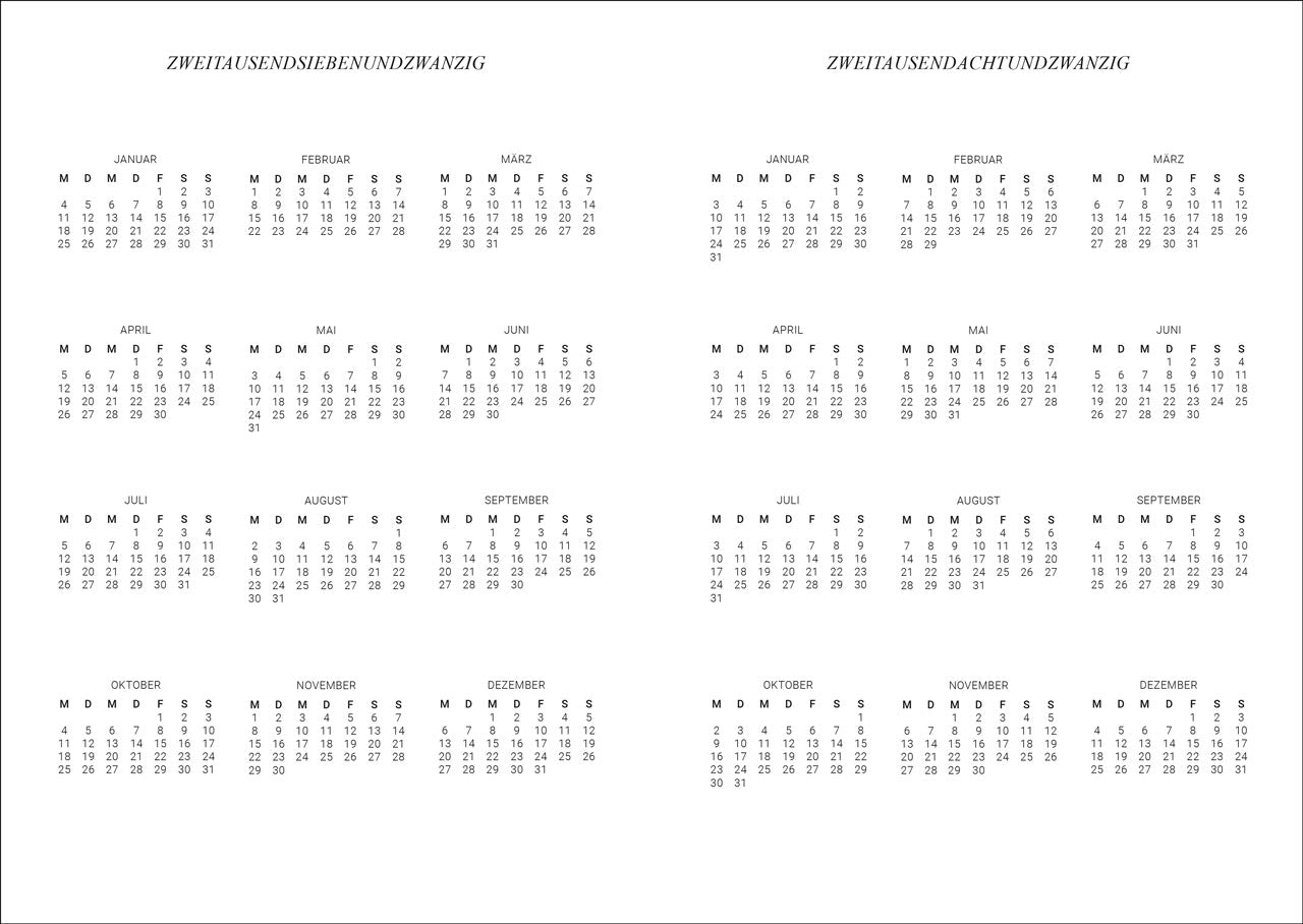 fontis-the-planner-2027-journal-kalender-um-christus-leinen image 3