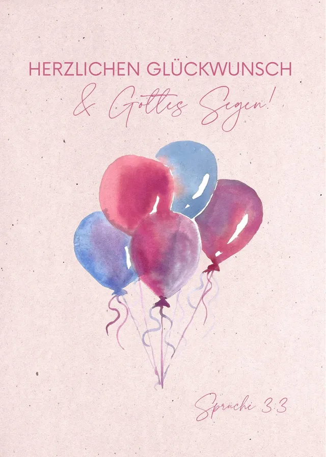 fontis-papeterie-herzlichen-gl-ckwunsch-postkarte-a6-gottes-segen image 1