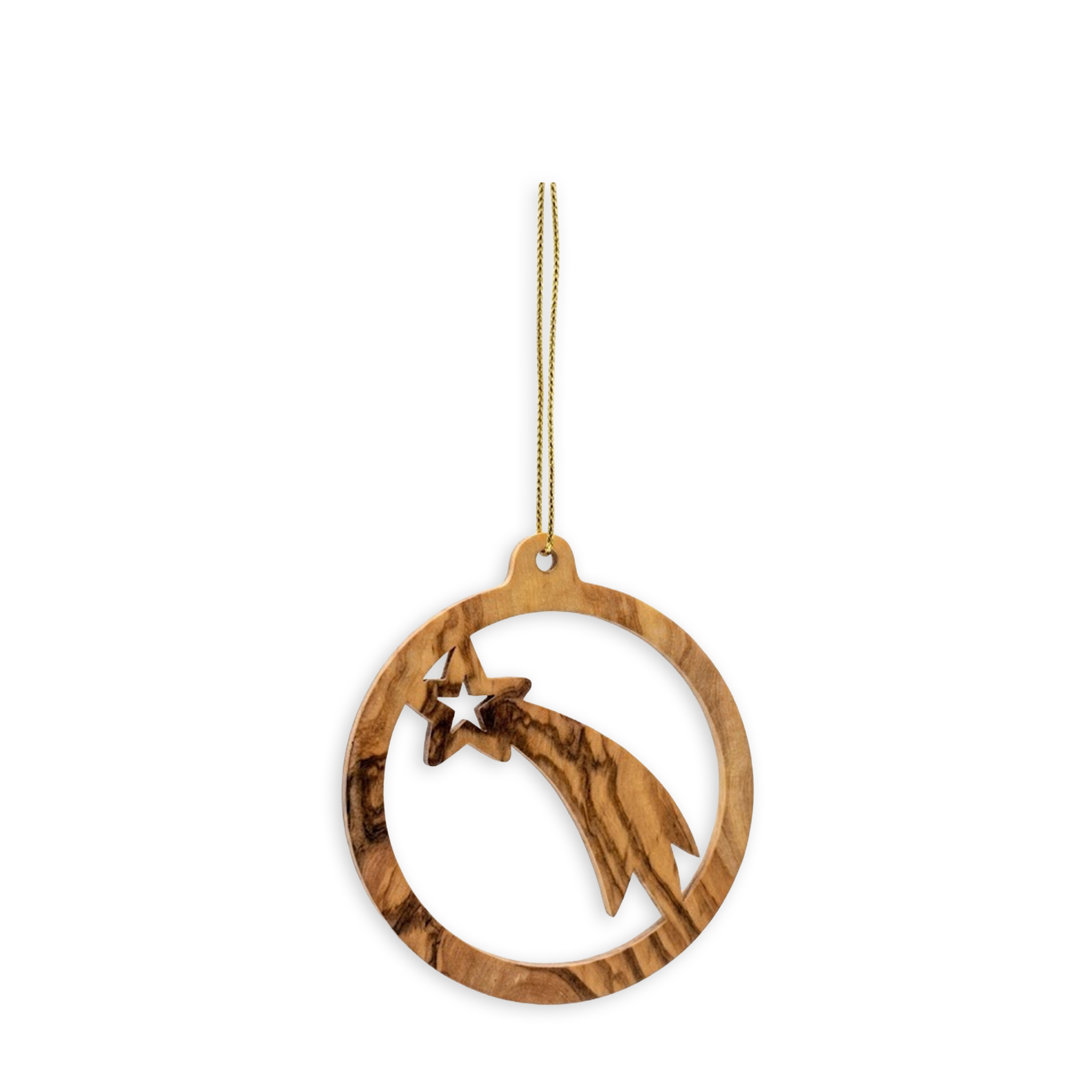 bonifatiuswerk-devotionalien-weihnachtsbaumschmuck-olivenholz-stern image 2