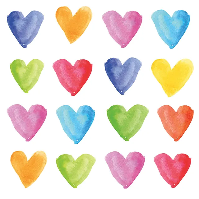 fontis-aquarell-hearts-servietten-20-st-ck-herzmotiv-25x25 image 1