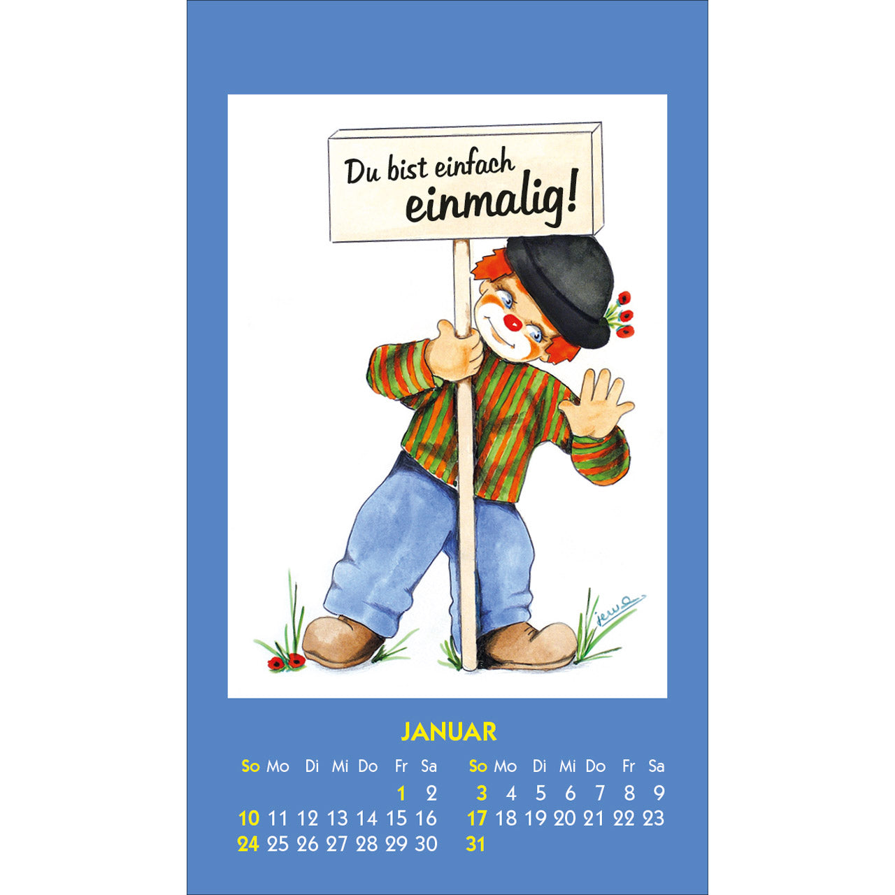 kleine-clown-gr-e-2027-aufkleberkalender-f-r-kinder image 3