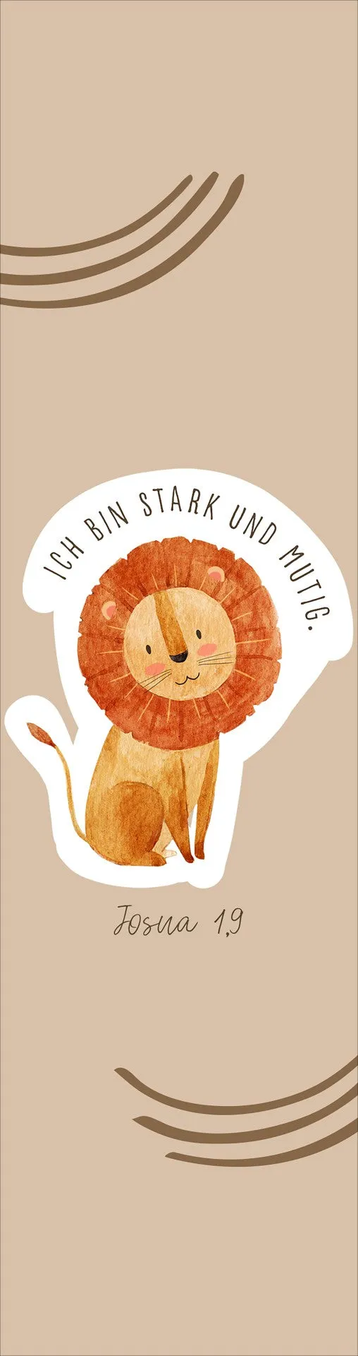 fontis-papeterie-ich-bin-stark-und-mutig-lesezeichen-kinder-josua-1-9 image 1