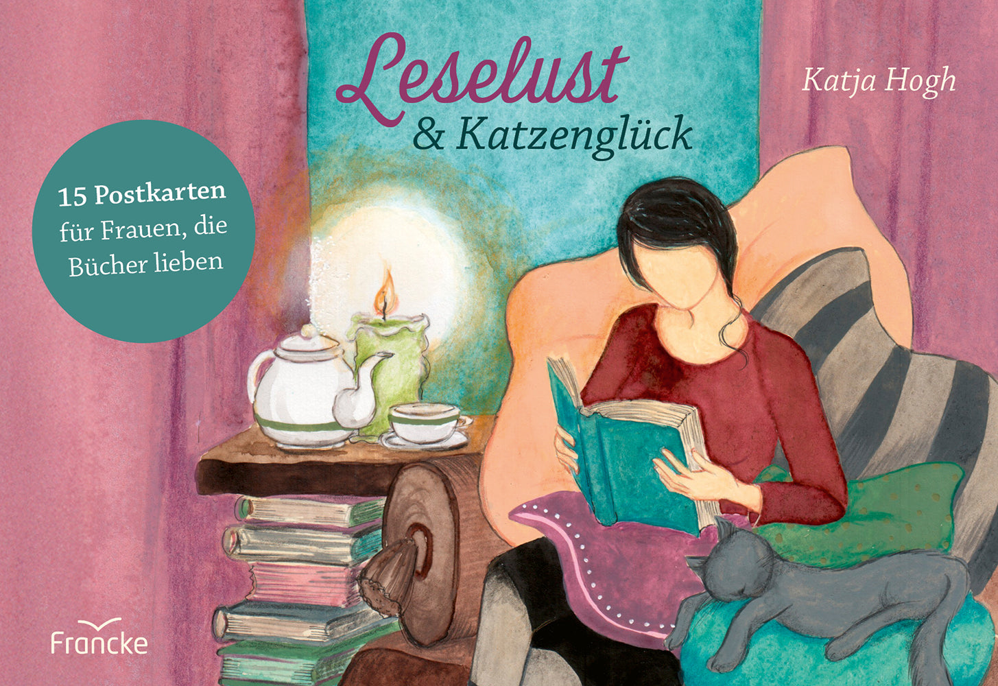 fontis-b-cher-leselust-katzengl-ck-postkartenbuch-katja-hogh image 1