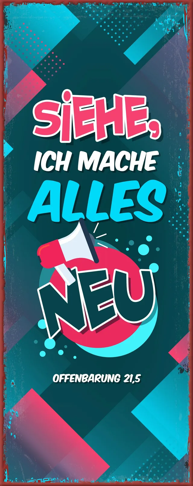 fontis-geschenke-alles-neu-comic-metallschild-34-5x14-cm-offb-21-5 image 1
