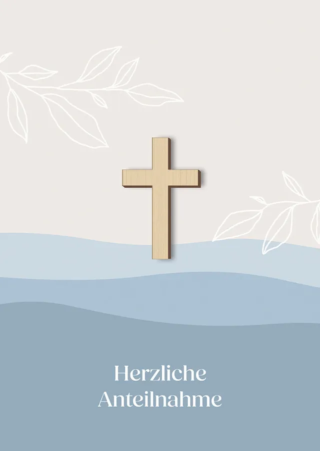 fontis-papeterie-herzliche-anteilnahme-faltkarte-mit-holzapplikation image 1