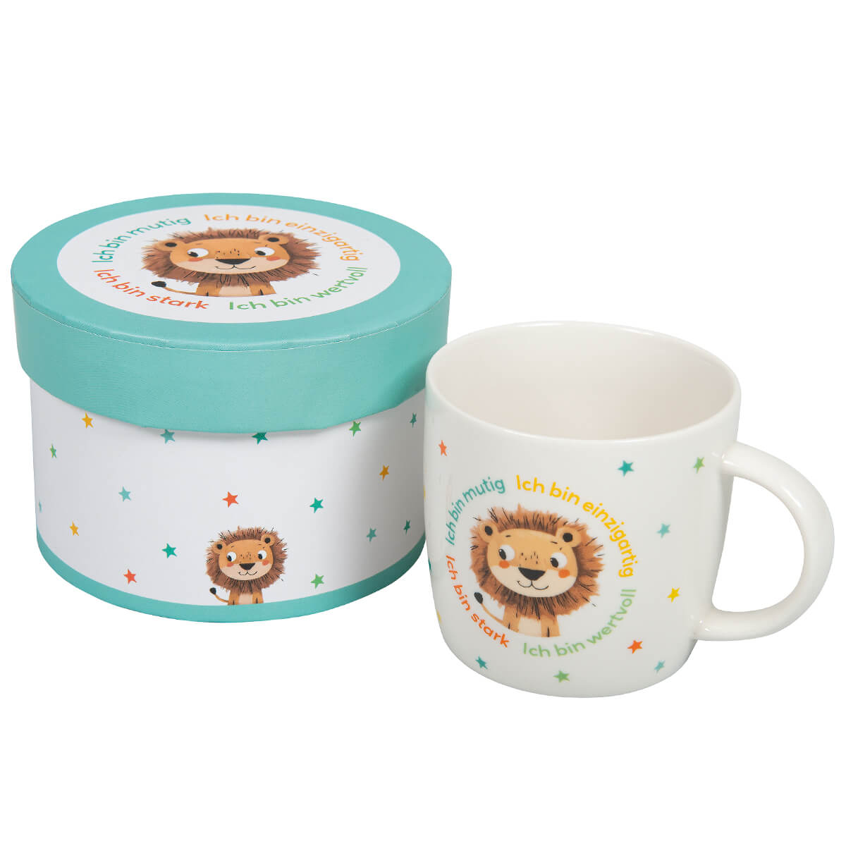 praisent-ich-bin-mutig-kindertasse-porzellan-250-ml-geschenkbox image 3