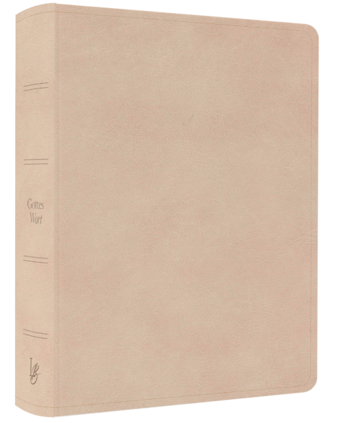 fontis-bibeln-schlachter-liebezurbibel-kunstleder-beige-schreibrand image 1