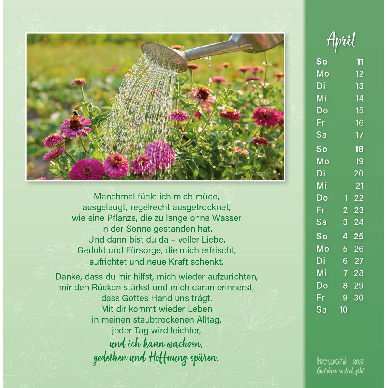 fontis-kalender-gut-dass-es-dich-gibt-2027-postkartenkalender image 6