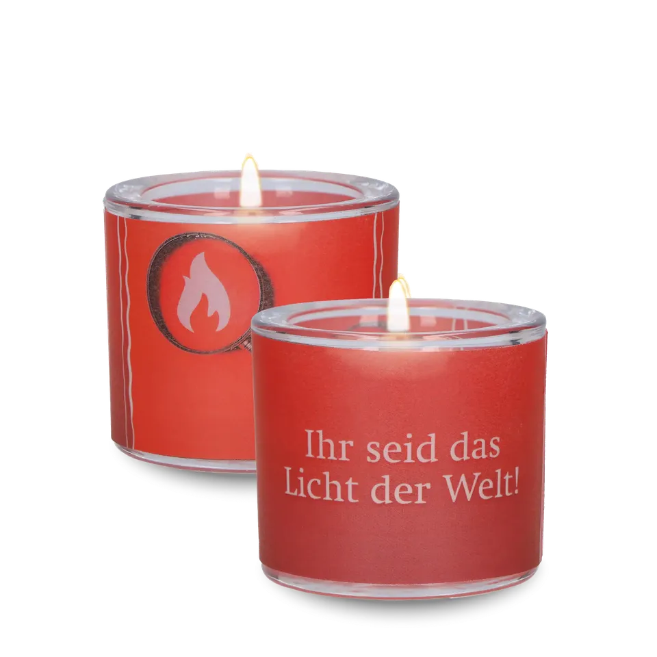 bonifatiuswerk-on-fire-windlicht-glas-mit-teelicht-firmung-6-cm image 1