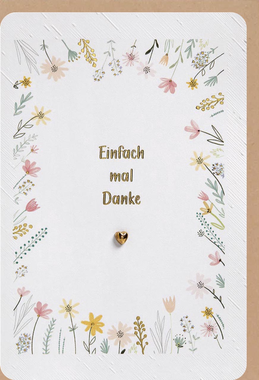 fontis-papeterie-einfach-mal-danke-faltkarte-mit-umschlag image 1