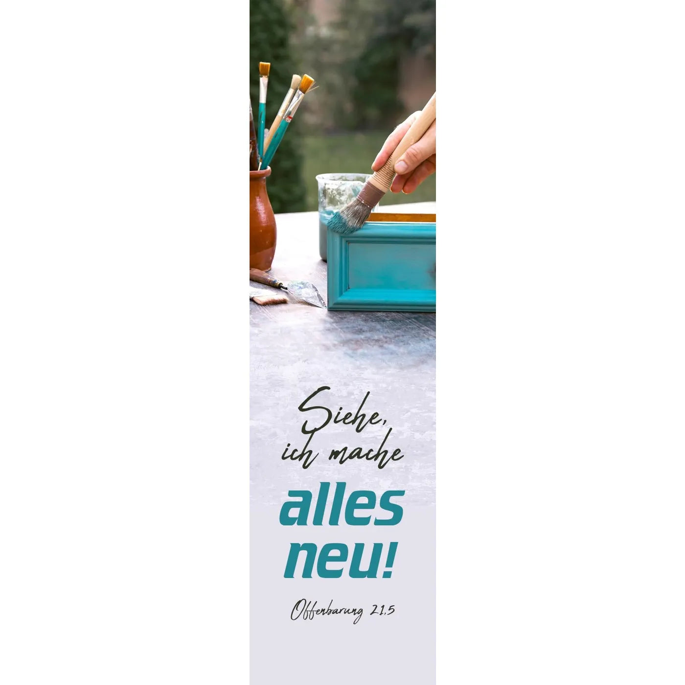 fontis-papeterie-gott-spricht-siehe-ich-mache-lesezeichen-5x20 image 1