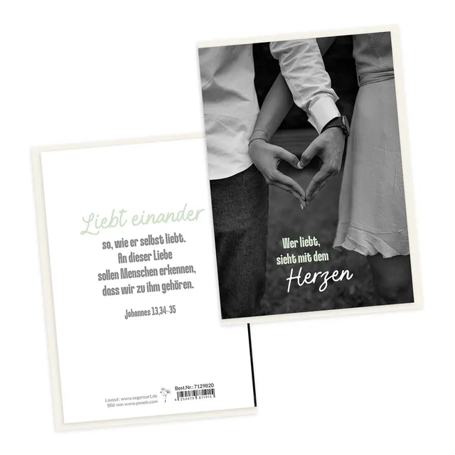 fontis-papeterie-liebt-einander-doppelkarte-hochzeit-mit-umschlag image 1