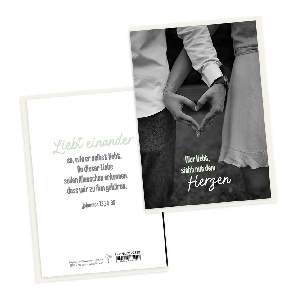 fontis-papeterie-liebt-einander-doppelkarte-hochzeit-mit-umschlag image 1