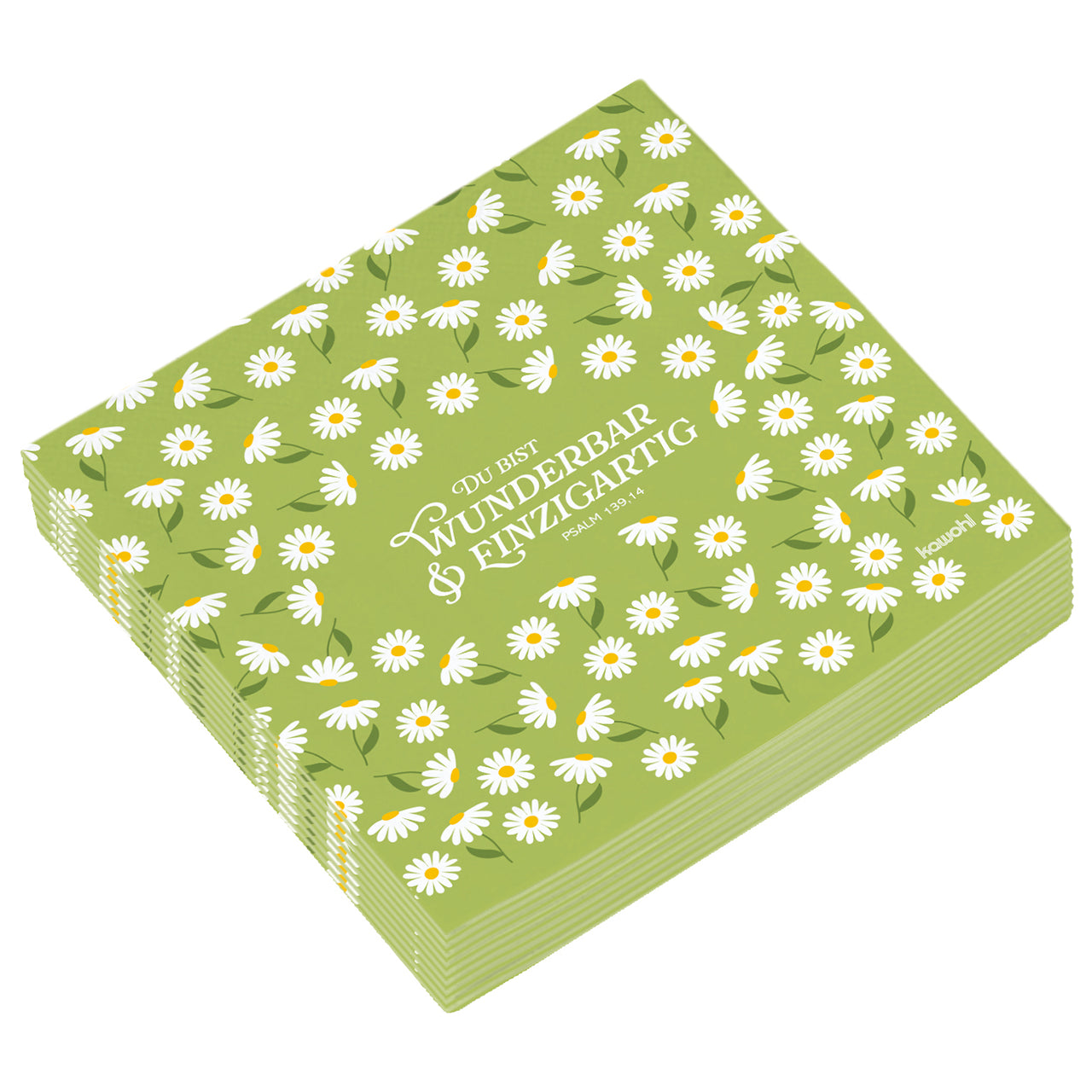fontis-geschenke-du-bist-wunderbar-servietten-20-st-ck-psalm image 1