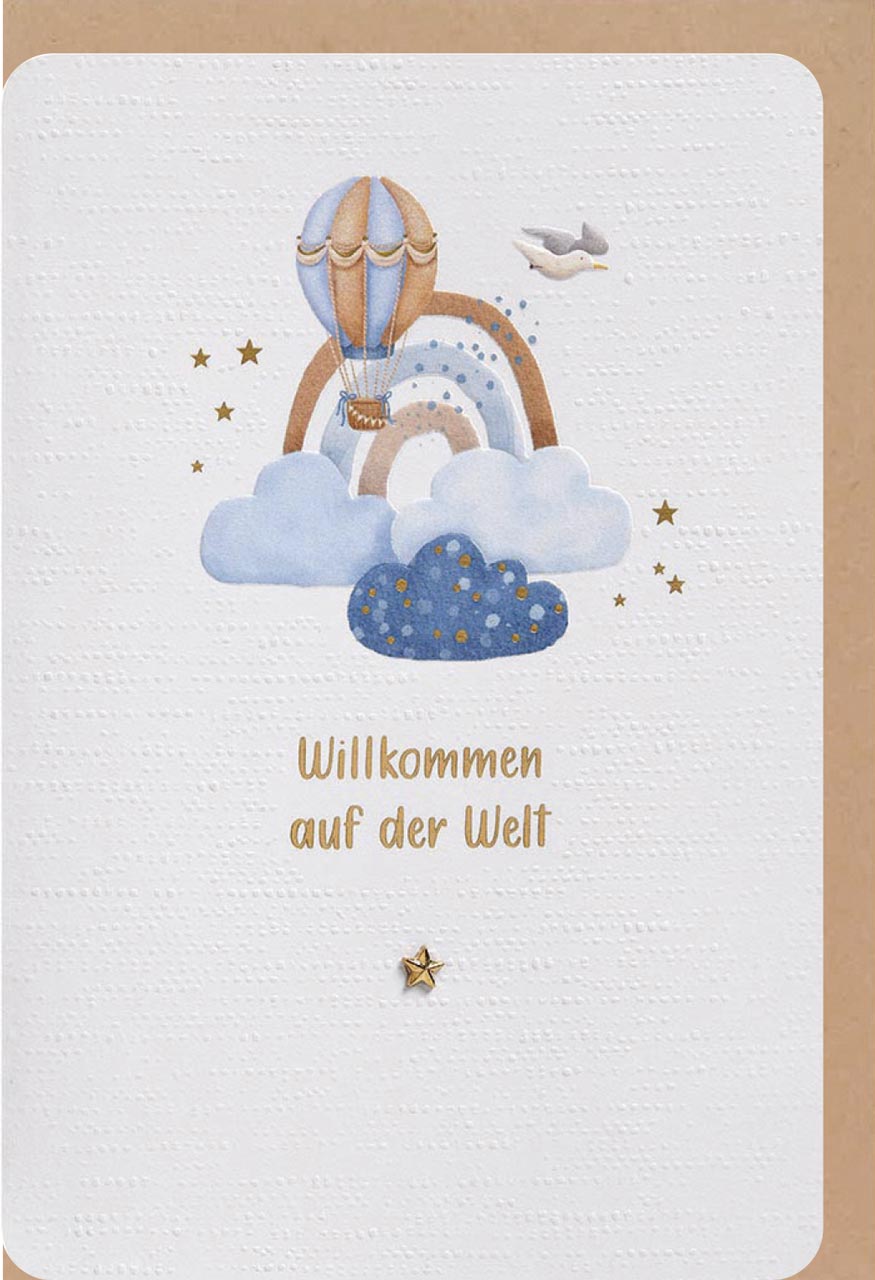 fontis-papeterie-willkommen-auf-der-welt-faltkarte-geburt image 1