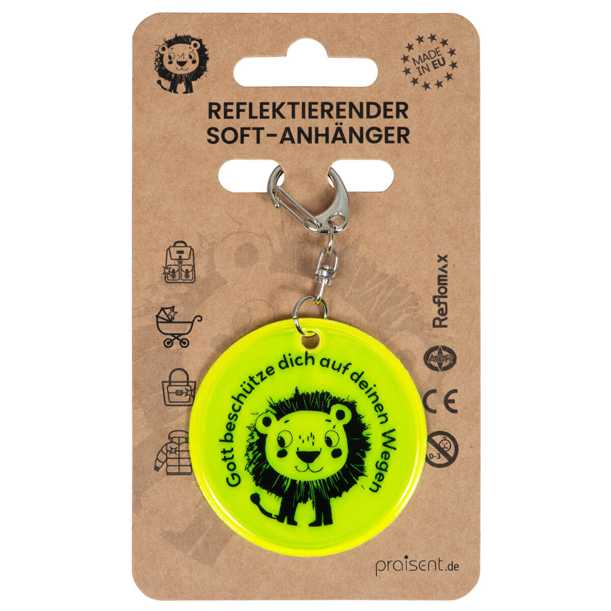 fontis-gott-besch-tze-dich-reflektanh-nger-l-we-5-5-cm image 2