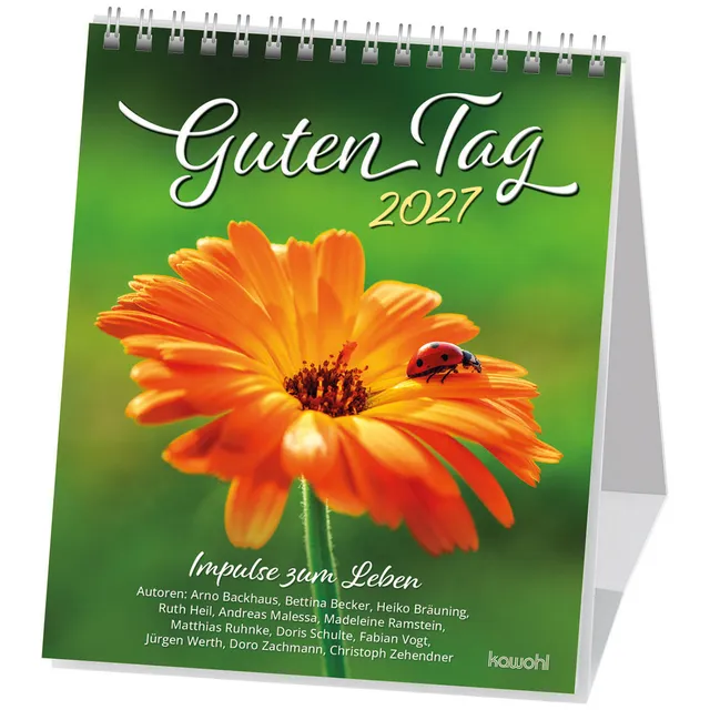 fontis-kalender-guten-tag-2027-postkartenkalender-impulse-14x16-cm image 1