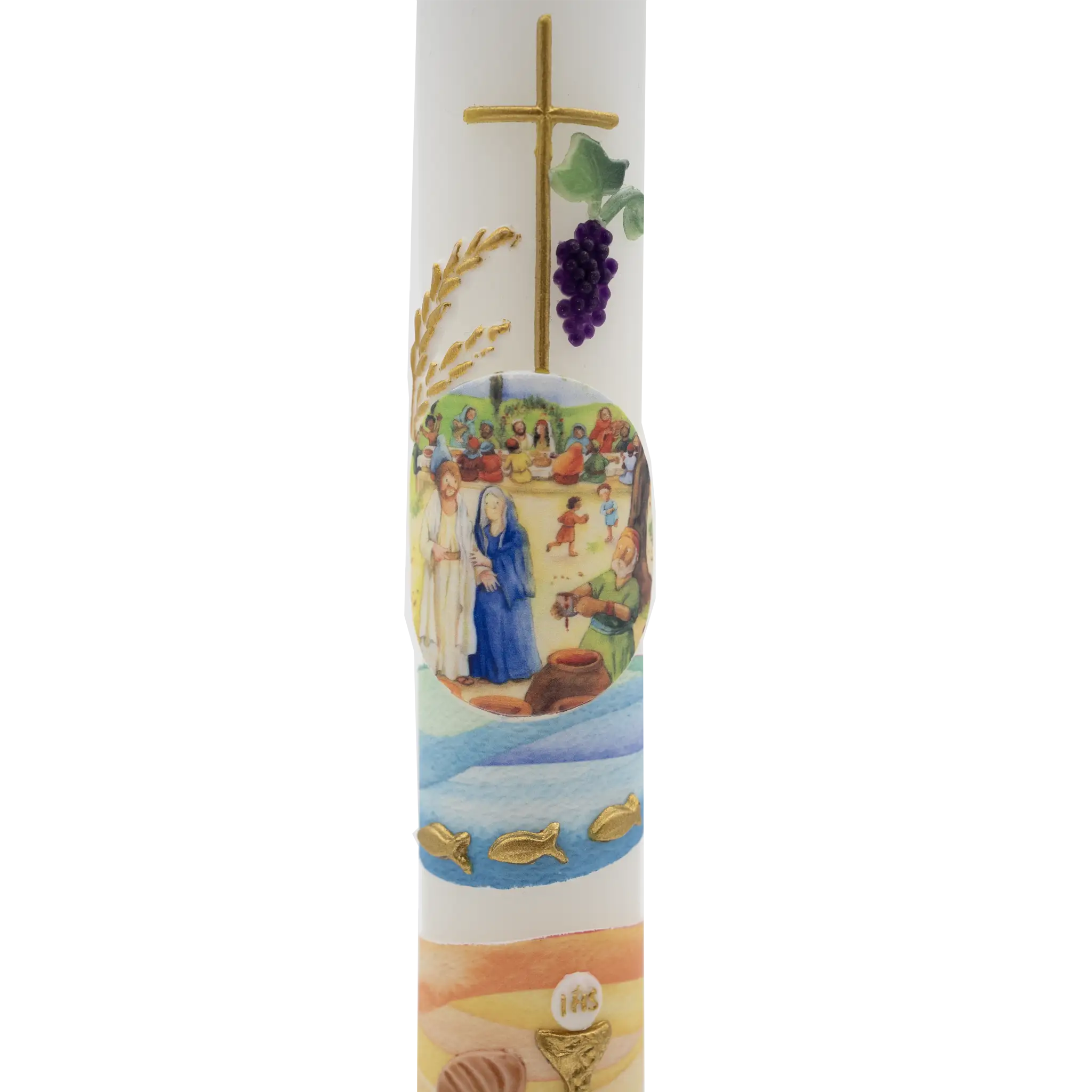 bonifatiuswerk-erstkommunionkerze-2027-bastelset-unser-fest-mit-jesus image 2