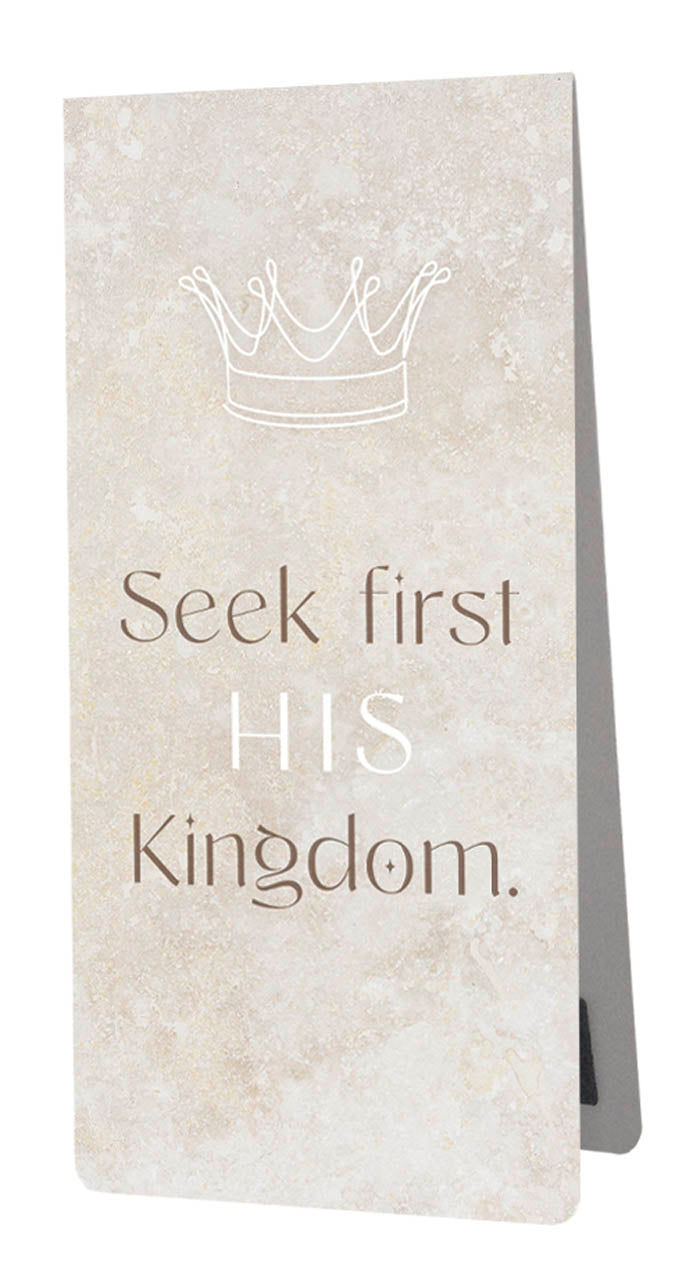 fontis-papeterie-seek-first-his-kingdom-magnetlesezeichen image 1