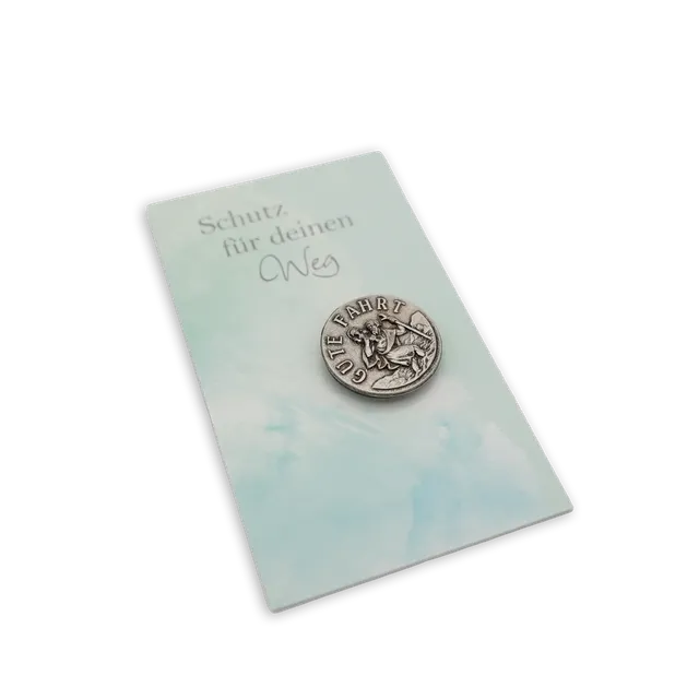 bonifatiuswerk-christophorus-plakette-metall-selbstklebend-magnet image 1