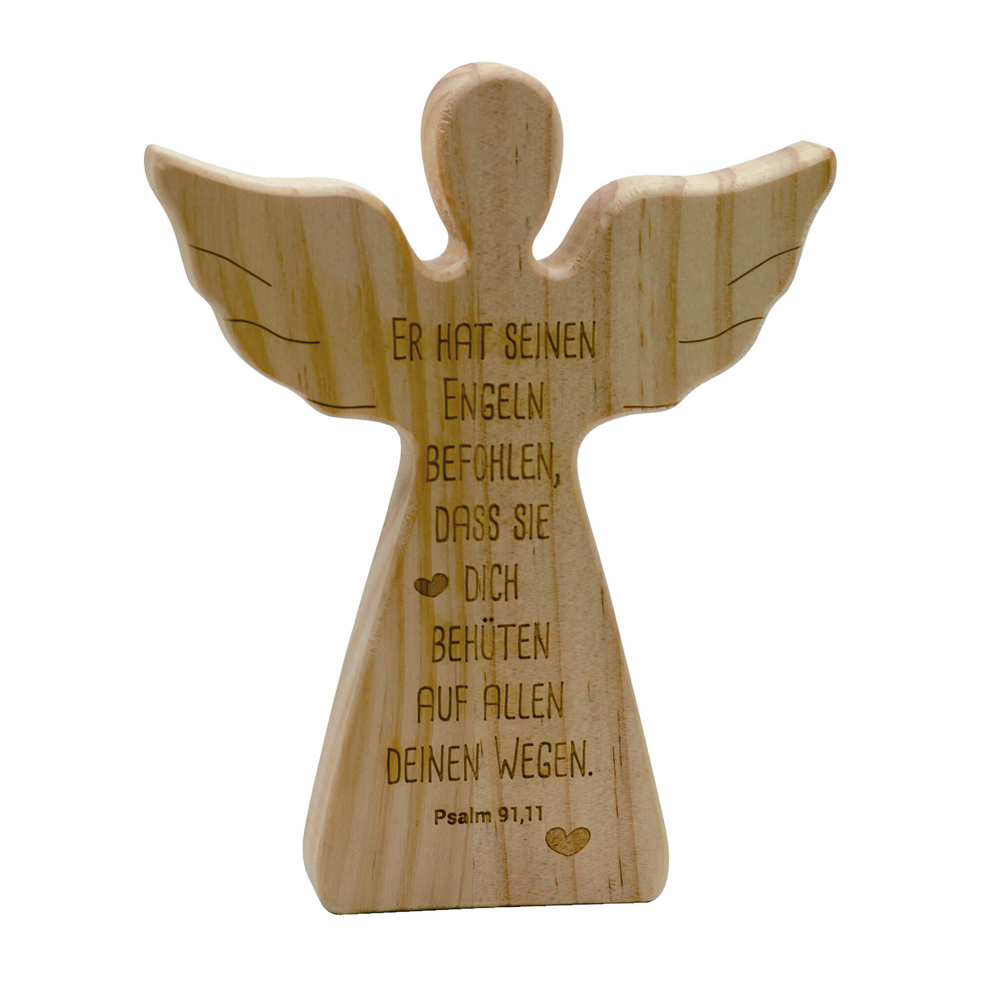 fontis-er-hat-seinen-engeln-holzengel-psalm-91-kiefer-geschenk image 1