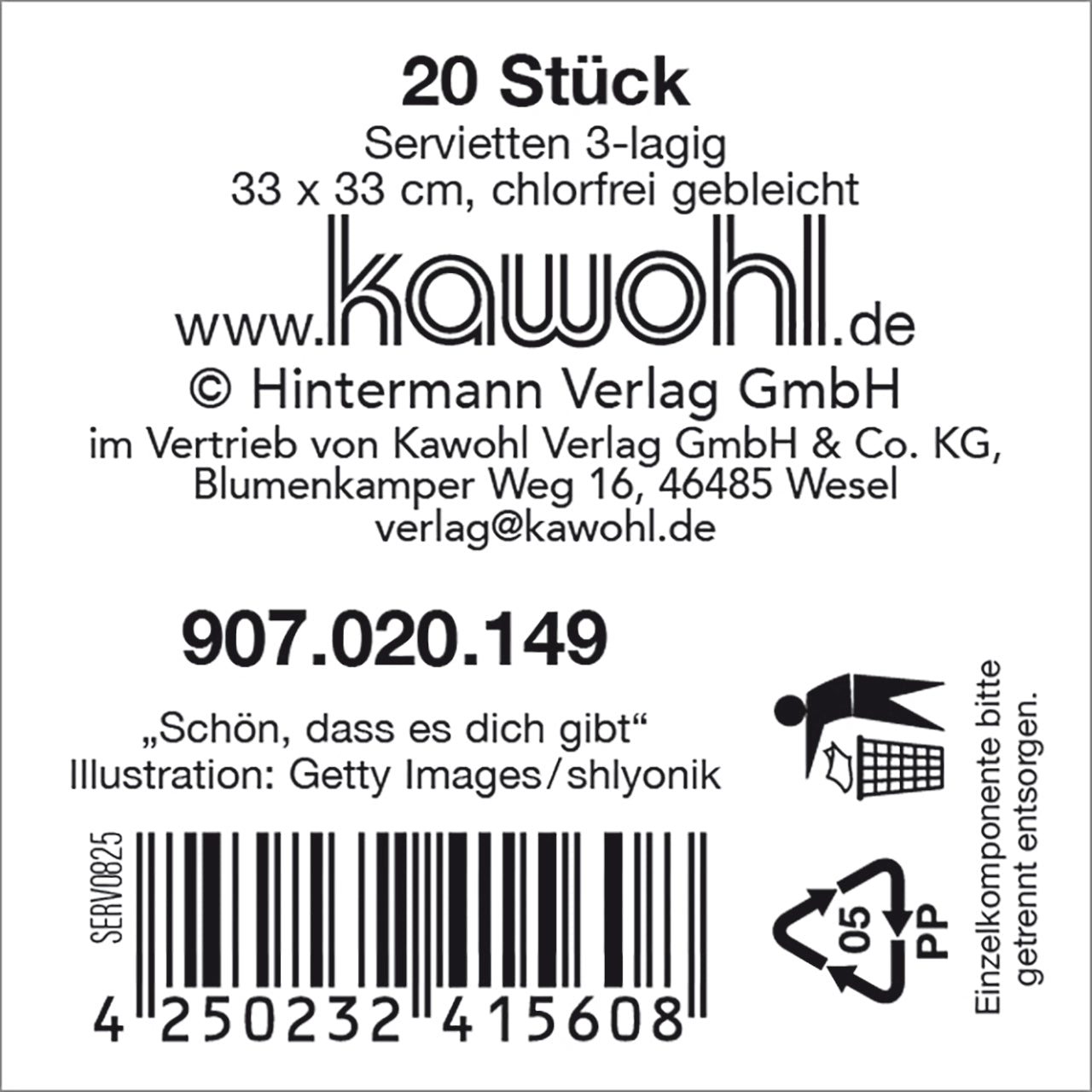 fontis-geschenke-sch-n-dass-es-dich-gibt-servietten-20er-3-lagig image 4
