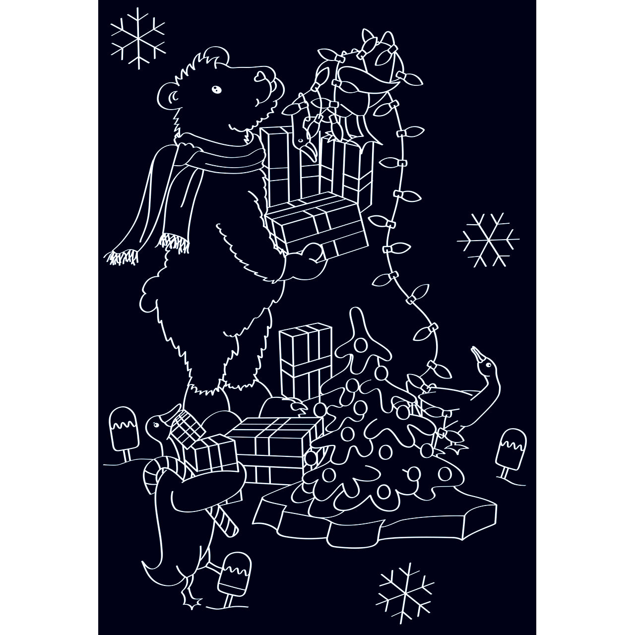 fontis-papeterie-winterweihnachtsfreude-kratzbilder-kinder-4er-set image 2