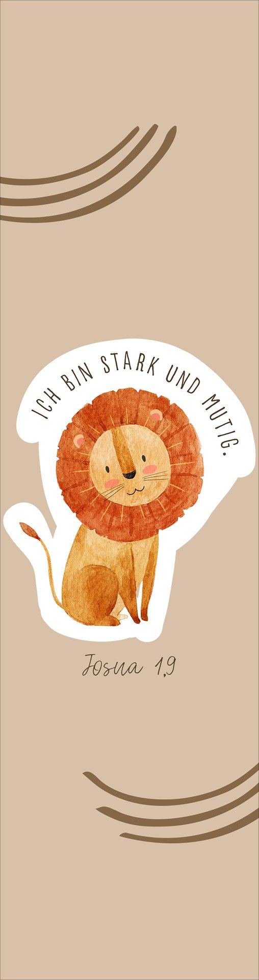 fontis-papeterie-ich-bin-stark-und-mutig-lesezeichen-kinder-josua-1-9 image 1