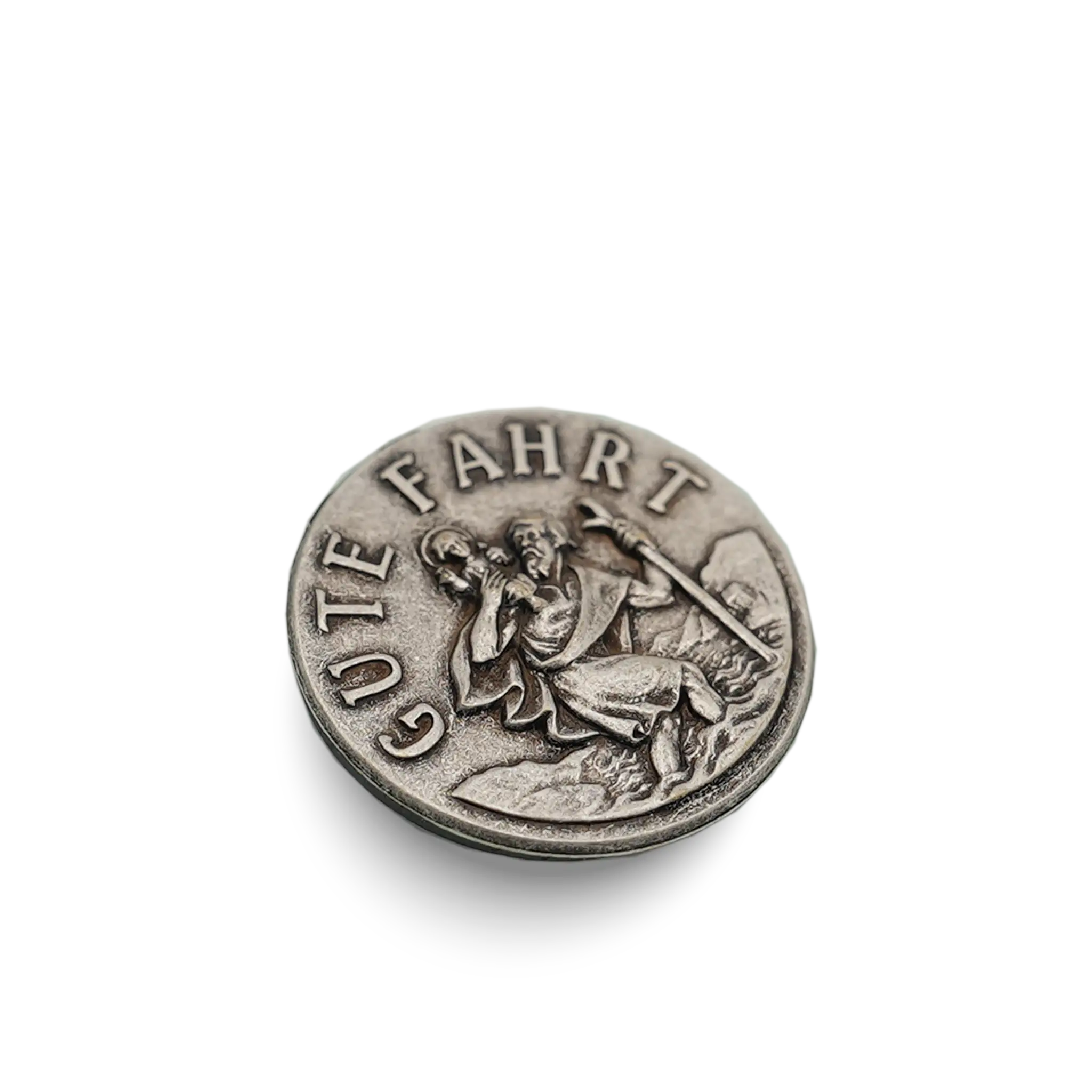 bonifatiuswerk-christophorus-plakette-metall-selbstklebend-magnet image 2