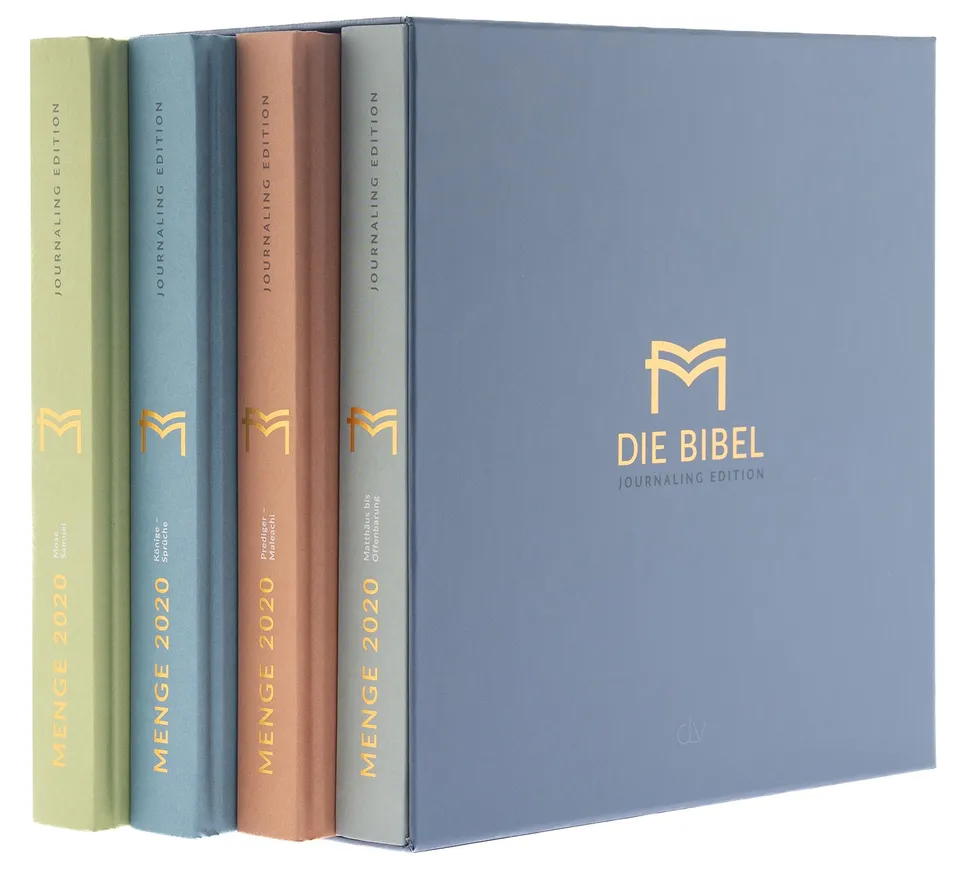 menge-2020-journaling-edition-bibel-schreibrand-4-b-nde-schuber image 1
