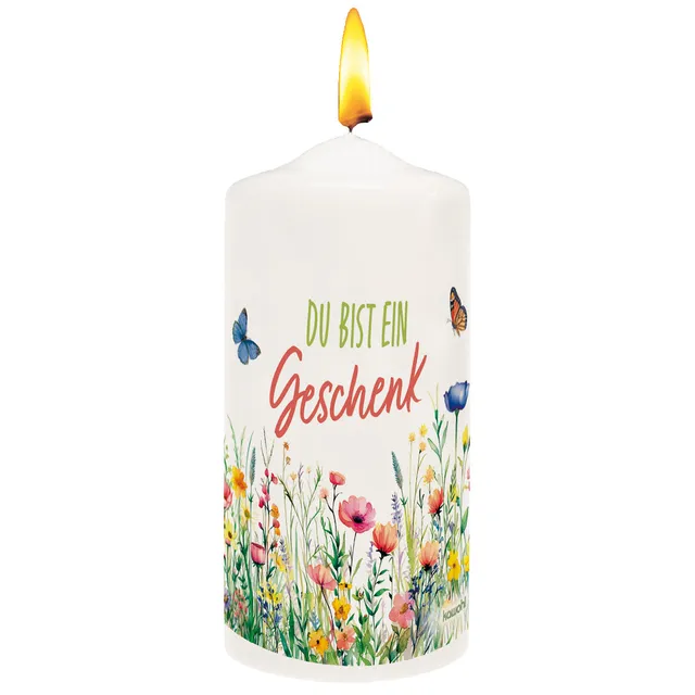 fontis-geschenke-du-bist-ein-geschenk-kerze-small-10-cm image 1