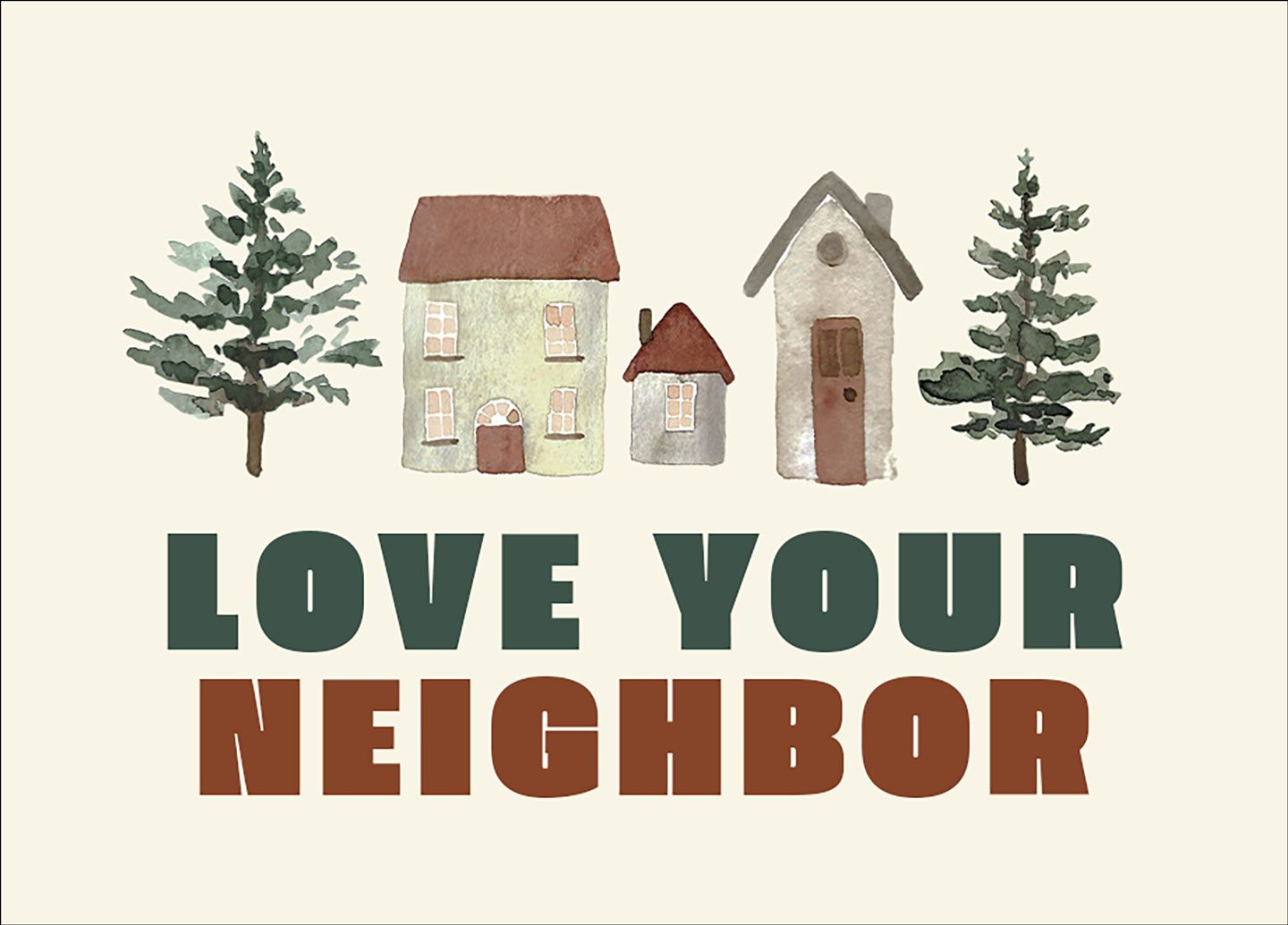 fontis-papeterie-love-your-neighbor-mini-karte-englisch-markus-12-31 image 1