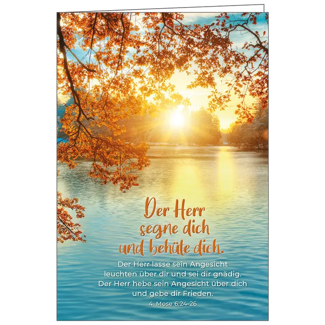 fontis-der-herr-segne-dich-faltkarte-mit-umschlag-segen image 1