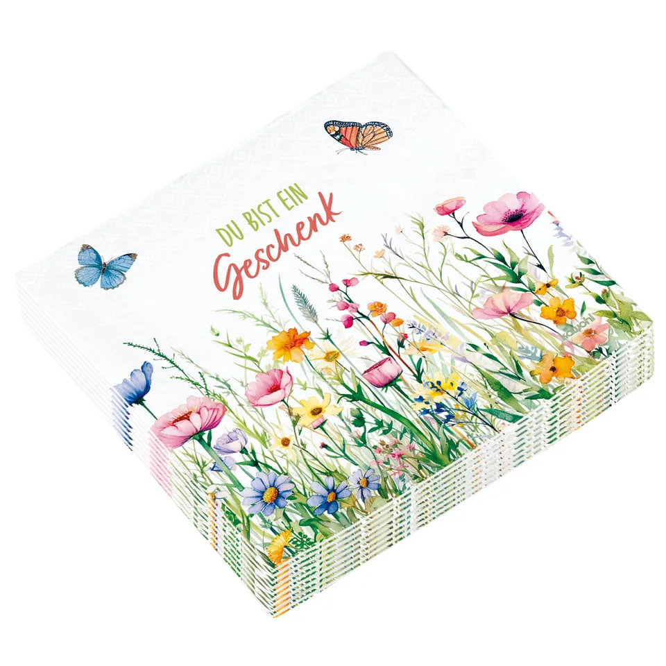 fontis-geschenke-servietten-du-bist-ein-geschenk-20-st-ck-33-cm image 1