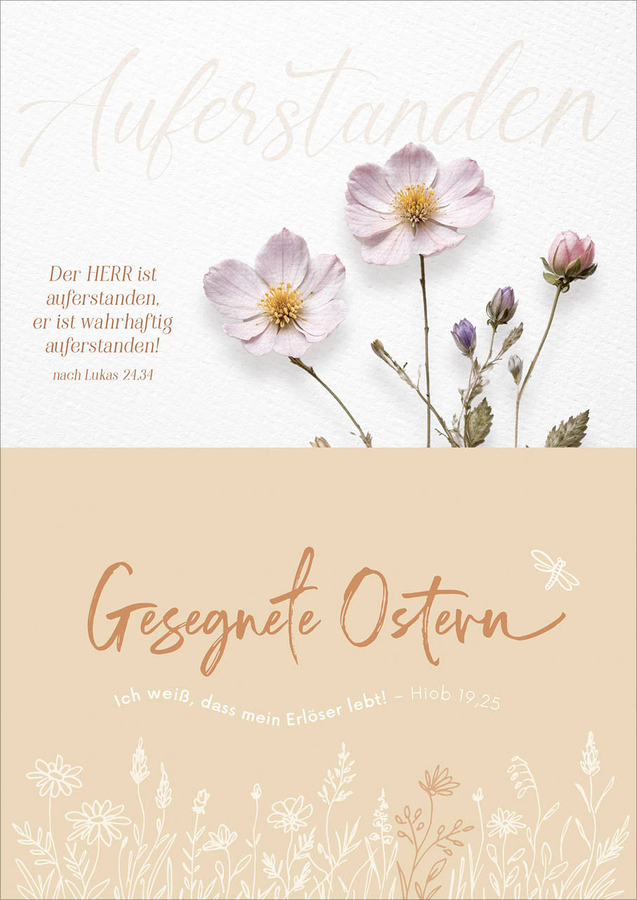 fontis-papeterie-auferstanden-minikarten-12er-ostern image 1