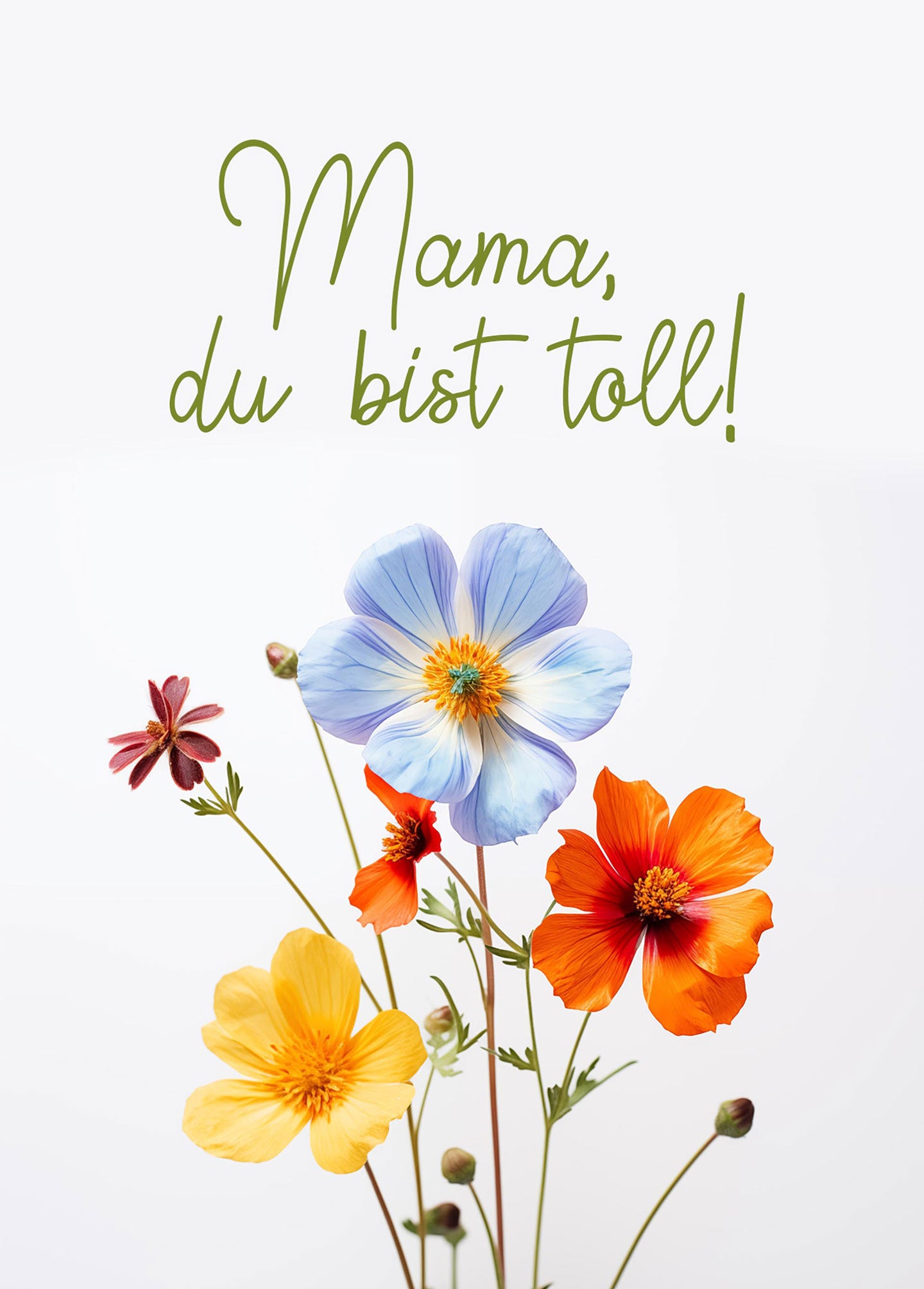 segensart-mama-du-bist-toll-postkarte-muttertag image 1