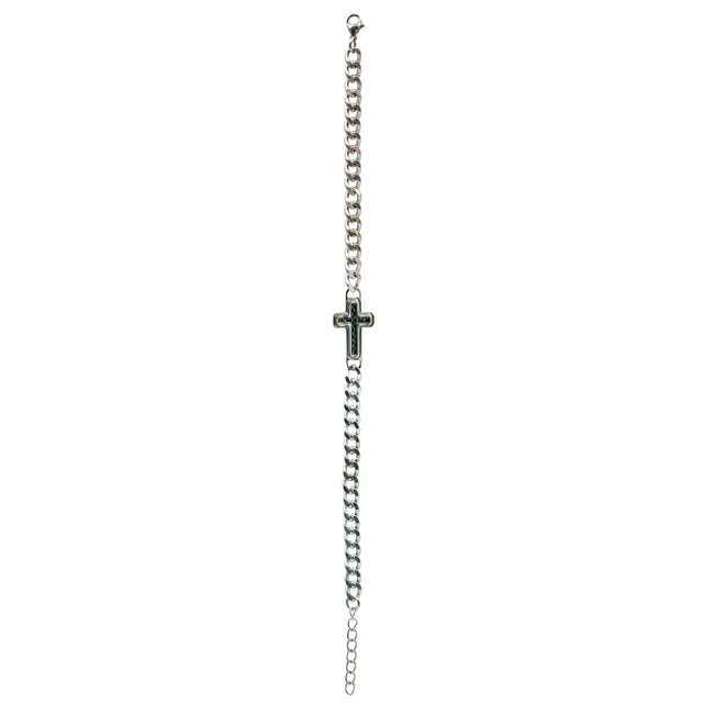 fontis-herrenarmband-kreuz-edelstahl-20-23-cm image 1
