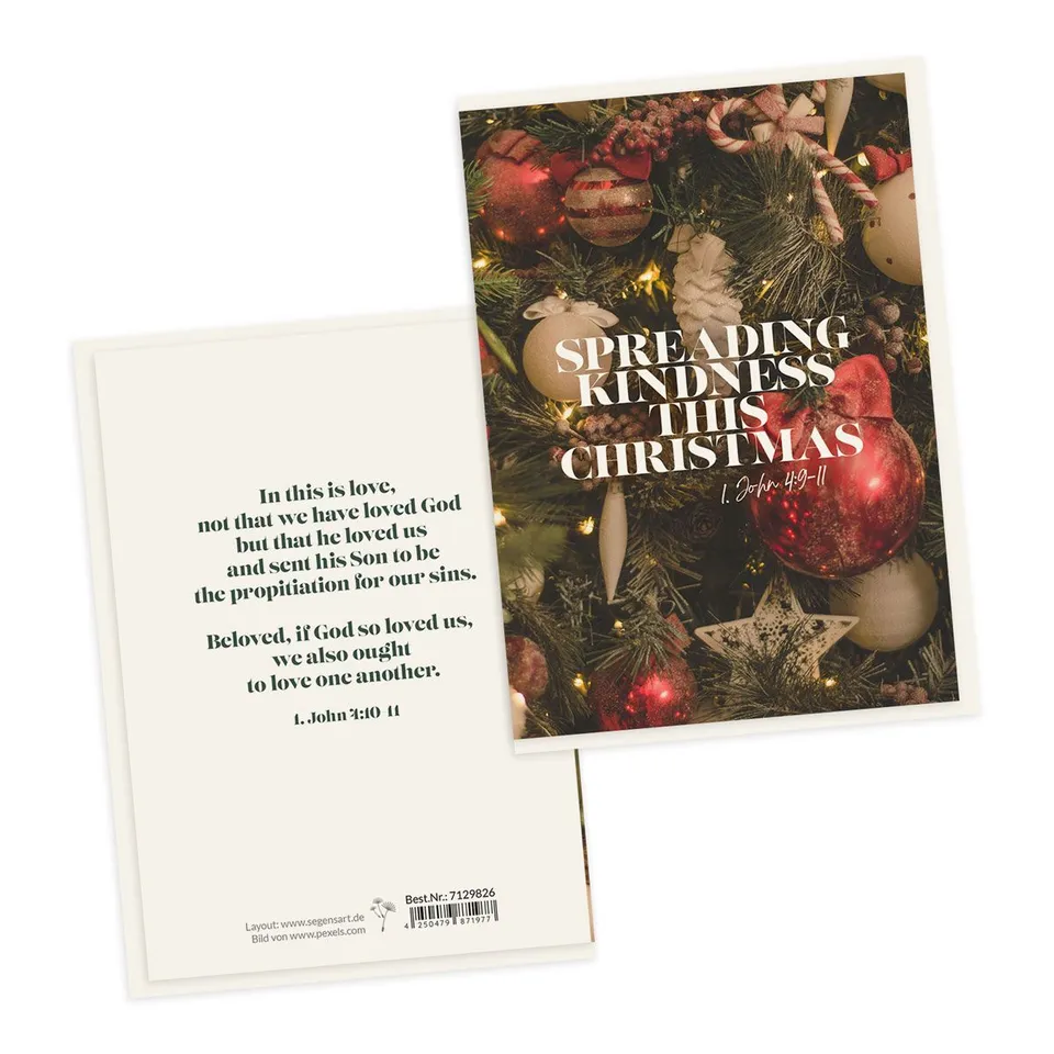 fontis-spreading-kindness-doppelkarte-weihnachten-englisch image 1