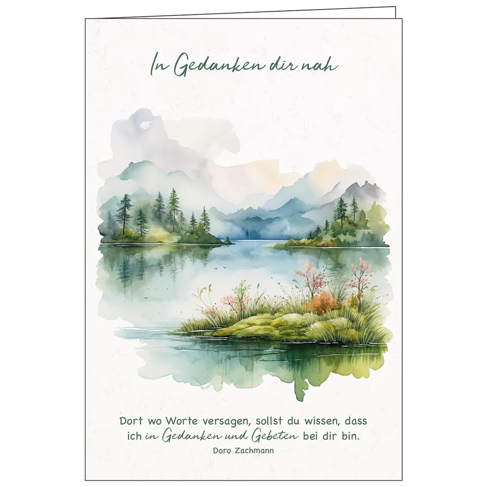 fontis-in-gedanken-dir-nah-faltkarte-trauer-mit-umschlag image 1