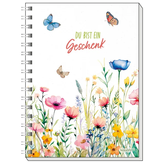 fontis-papeterie-du-bist-ein-geschenk-memoblock-a6-mit-punktraster image 1