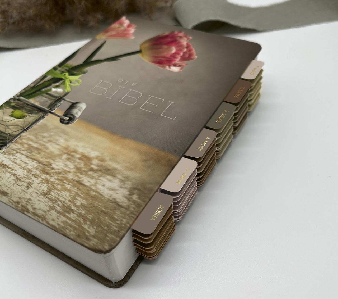 bibel-griffregister-urvertrauen-braun-gold-vinyl-selbstklebend image 2