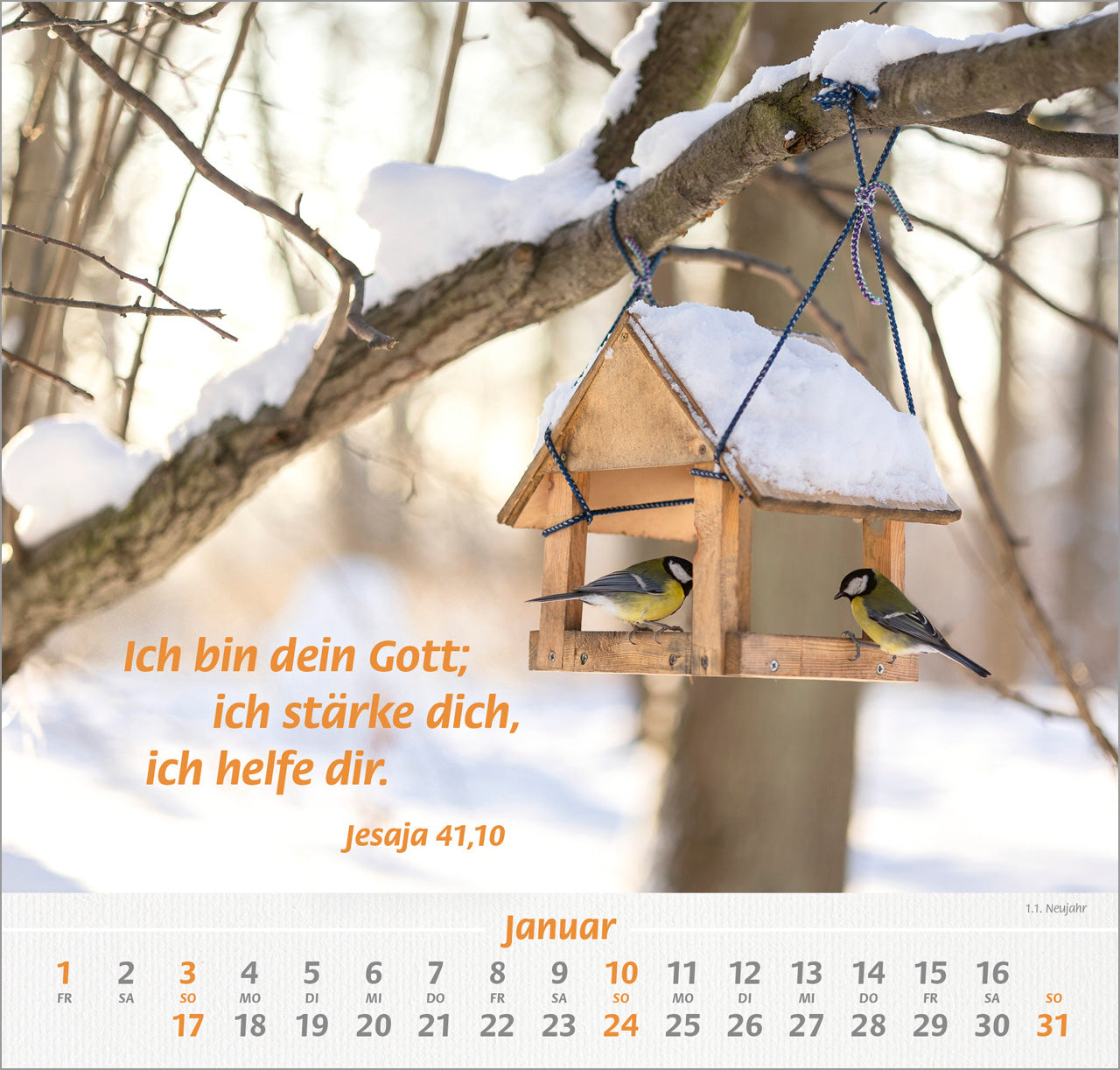 fontis-denn-du-bist-bei-mir-2027-wandkalender-gro-druck-landleben image 3