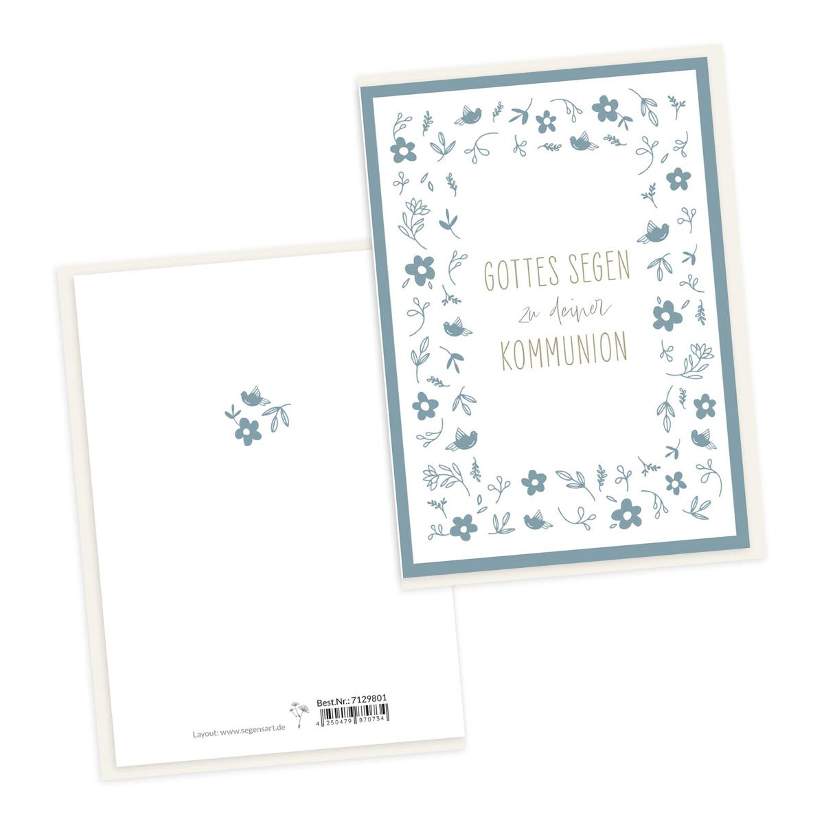 fontis-papeterie-zur-kommunion-doppelkarte-mit-umschlag-gottes-segen image 1
