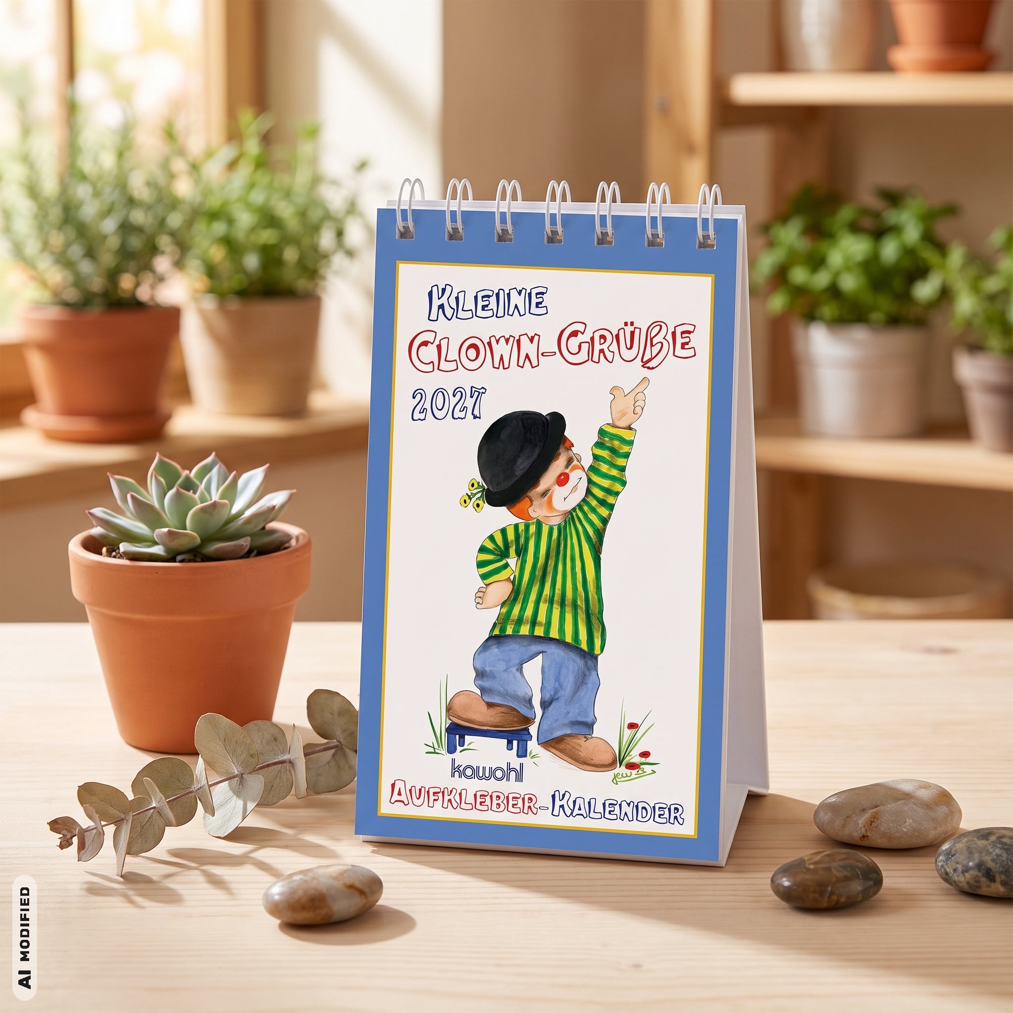 kleine-clown-gr-e-2027-aufkleberkalender-f-r-kinder image 2